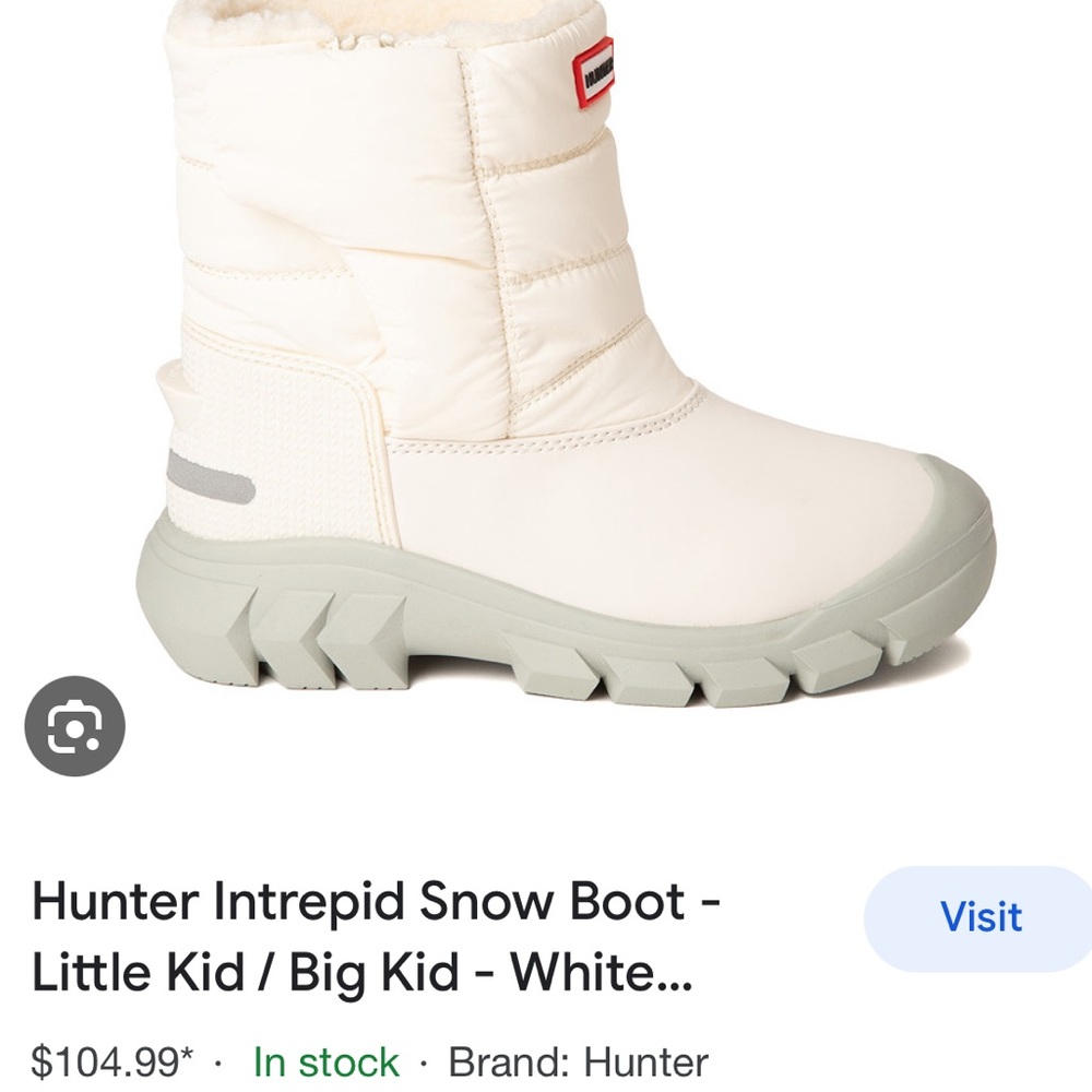 Hunter boots, size 7